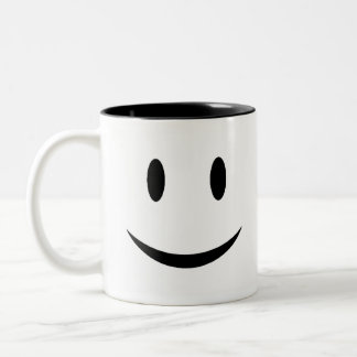 Bicolor Taza de la cara