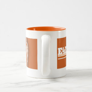 Bicolor taza de la cara de teamE4E