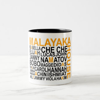 Bicolor Taza de la casa de Malayaka