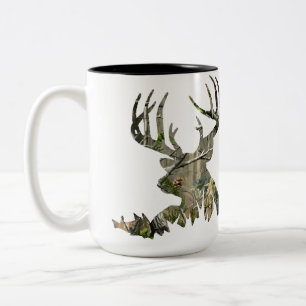 Bicolor Taza de la caza de los ciervos