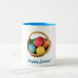 Bicolor Taza de la cesta de Pascua