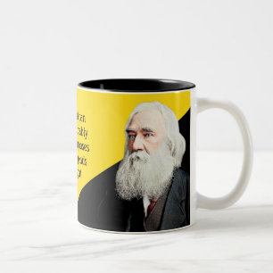 Bicolor Taza de la cita de Lysander Spooner
