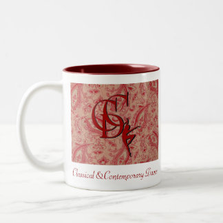 Bicolor Taza de la cita del CCD Martha Graham