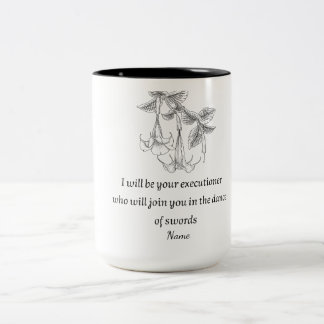 Bicolor Taza de la cita La Gloria Baile de Espadas Arte