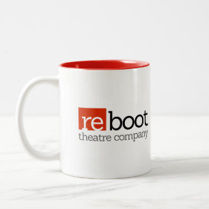 Bicolor Taza de la compañía teatral de la reinicializaci