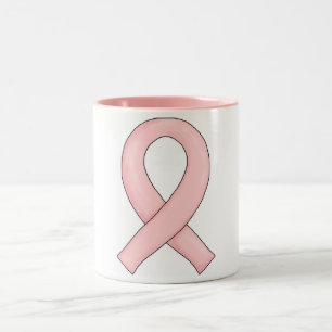 Bicolor Taza de la conciencia del cáncer de pecho