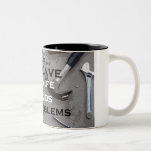 Bicolor Taza de la cueva del hombre