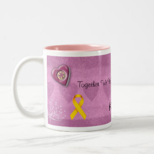 Bicolor Taza de la curación