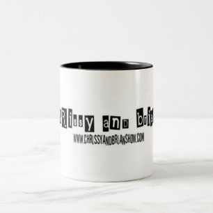Bicolor Taza de la demostración de Chrissy y de Brian