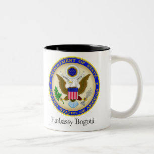 Bicolor Taza de la embajada