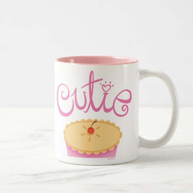 Bicolor TAZA de la empanada de Cutie (Derecha)