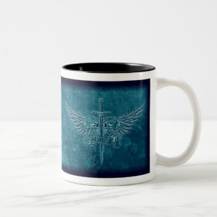Bicolor Taza de la familia de Rios