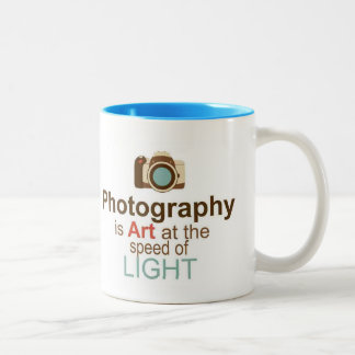 Bicolor Taza de la fotografía