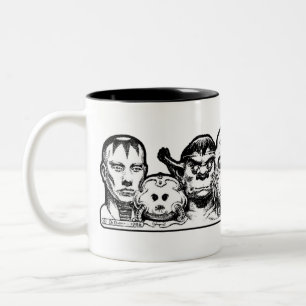 Bicolor Taza de la galería de granuja