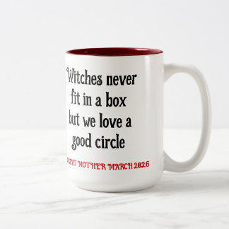 Bicolor Taza de la Gran Marcha de la Madre Bruja