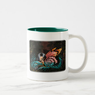 Bicolor Taza de la hada del dragón