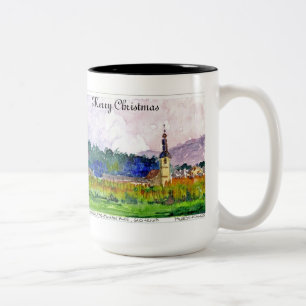Bicolor Taza de la iglesia