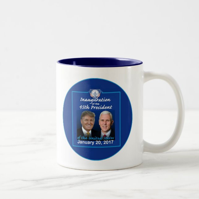 Bicolor Taza de la INAUGURACIÓN del TRIUNFO (Derecha)
