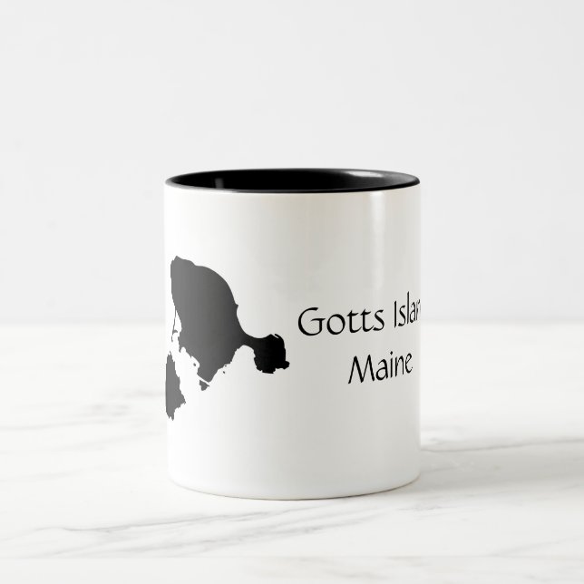 Bicolor Taza de la isla de Gotts (Centro)