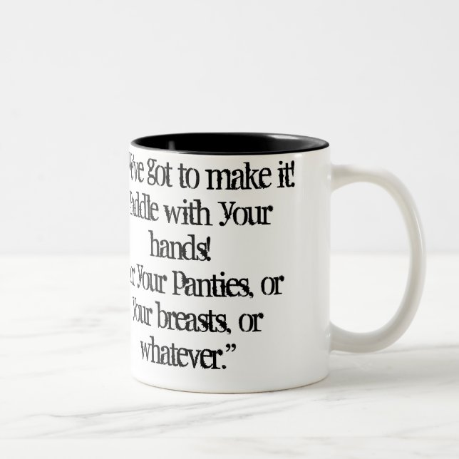 Bicolor Taza de la isla de la araña (Derecha)