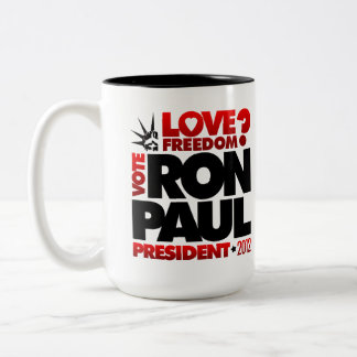 BICOLOR TAZA DE LA LIBERTAD DEL PRESIDENTE 2012 AMOR DE
