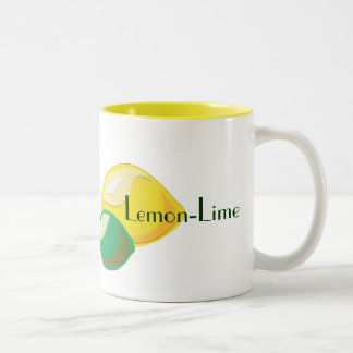 Bicolor Taza de la Limón-Cal