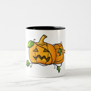 Bicolor Taza de la linterna de Jack o