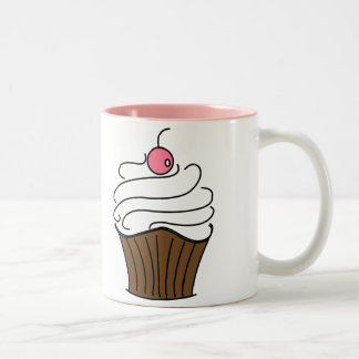 Bicolor Taza de la magdalena