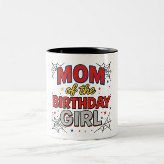Bicolor Taza de la Mamá de la Cumpleañera