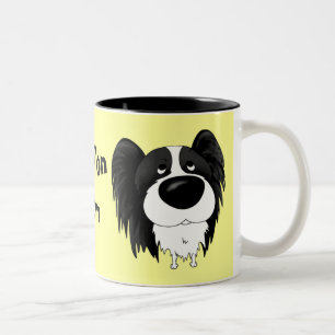Bicolor Taza de la mamá de Papillon