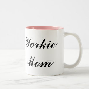 Bicolor Taza de la mamá de Yorkie