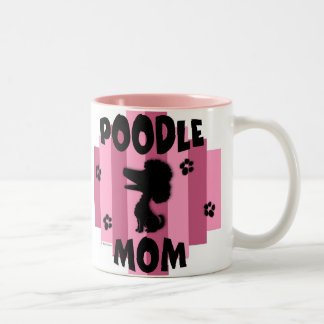 Bicolor Taza de la mamá del caniche