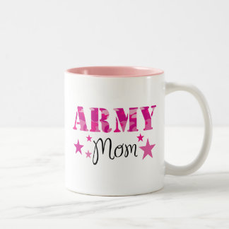 Bicolor Taza de la mamá del ejército