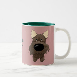 Bicolor Taza de la mamá del mojón