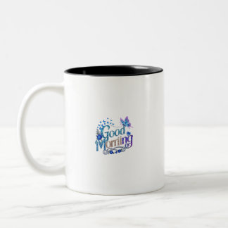 Bicolor taza de la mañana