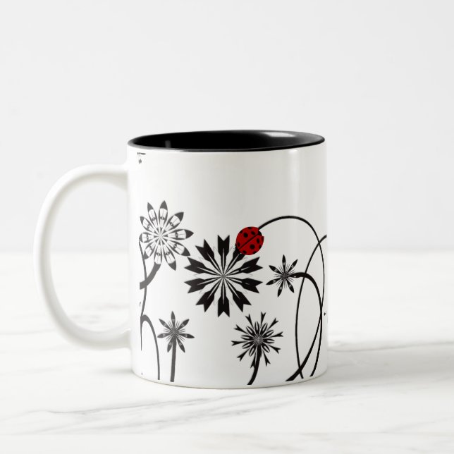 Bicolor Taza de la mariquita (Izquierda)