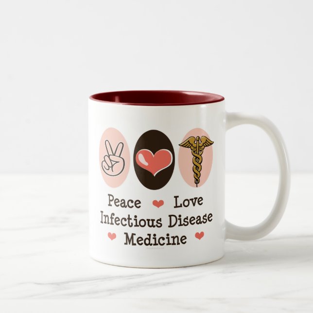 Bicolor Taza de la medicina de la enfermedad infecciosa (Derecha)
