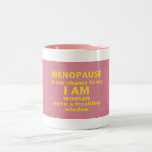 Bicolor Taza de la menopausia