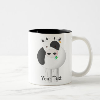 Bicolor taza de la MOO-vaca
