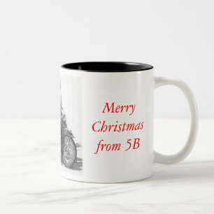 Bicolor Taza de la moto