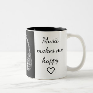 Bicolor Taza de la música