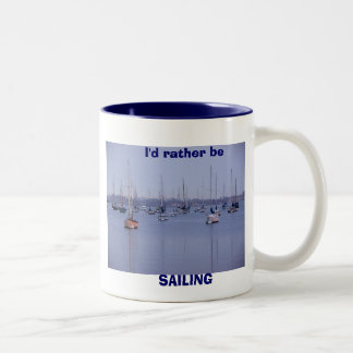 Bicolor Taza de la navegación