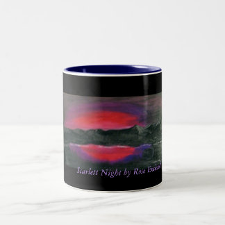 Bicolor Taza de la noche de Scarlett