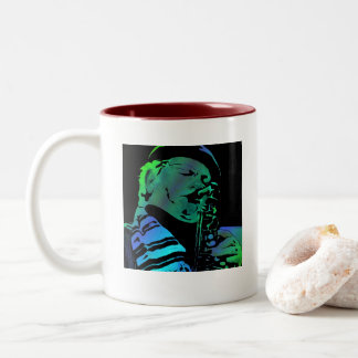 Bicolor Taza de la orquesta de la locura del alto del col