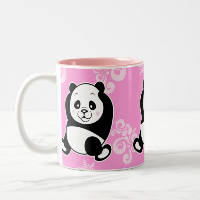 Bicolor Taza de la panda (Izquierda)