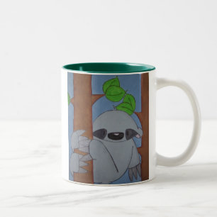 Bicolor taza de la pereza