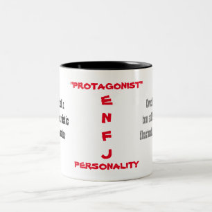 Bicolor Taza de la personalidad de ENFJ