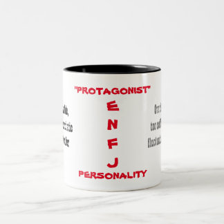 Bicolor Taza de la personalidad de ENFJ