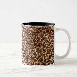 Bicolor Taza de la piel de la jirafa