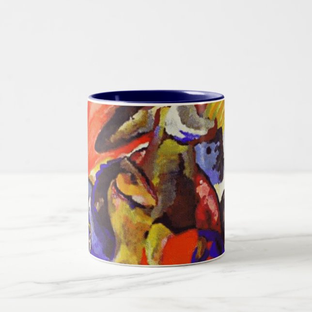 Bicolor Taza de la pintura de Kandinsky (Centro)